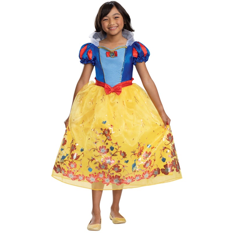Disney Princess Snow White Costume (XS, 3-4 years, Yellow) - Image 1